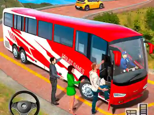 שפּיל Modern Bus Simulator New Parking Games אָנליין