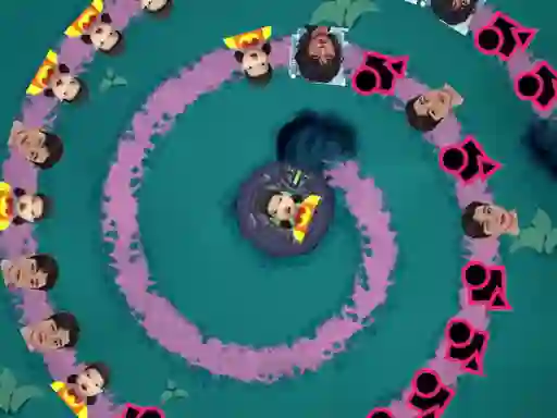 שפּיל Squid Game Bubble Shooter אָנליין