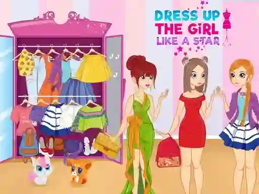 שפּיל Dress Up The Girl Like A Star אָנליין