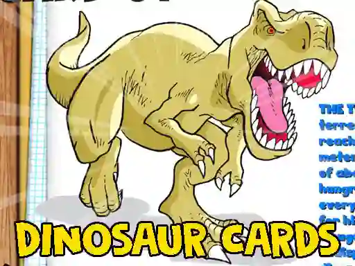 שפּיל Dinosaur Cards אָנליין