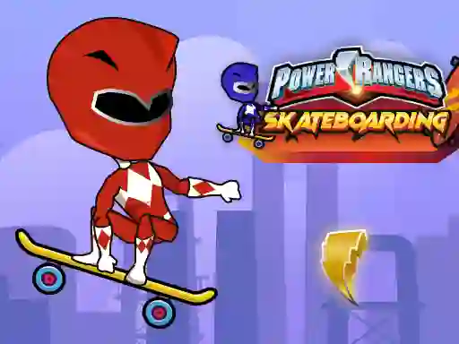 שפּיל Power Rangers Skateboading אָנליין