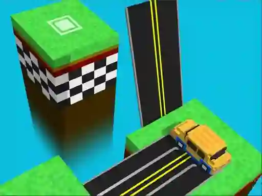 שפּיל Blocky Taxy ZigZag אָנליין