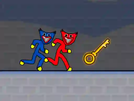 שפּיל Stickman Huggy Party Duo אָנליין
