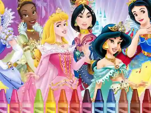 שפּיל Princess Coloring אָנליין
