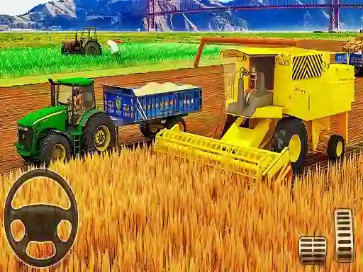 שפּיל US Modern Tractor Farming Game 3D 2022 אָנליין