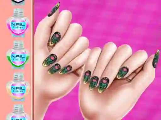 שפּיל Royal Theme Nail Art DIY אָנליין