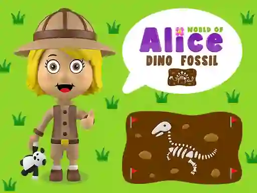 שפּיל World of Alice Dino Fossil אָנליין