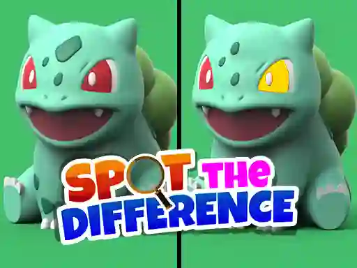שפּיל Pokimon Spot the differences אָנליין