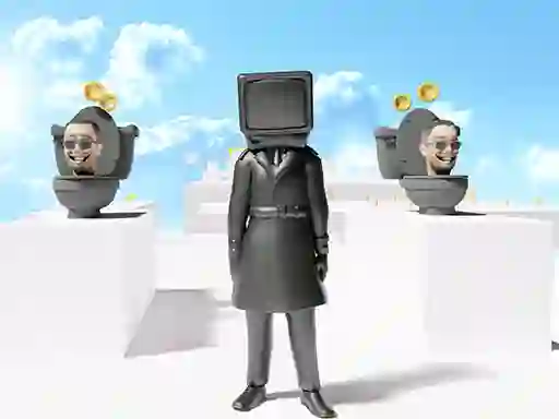 שפּיל Skibidi Toilet Parkour run אָנליין
