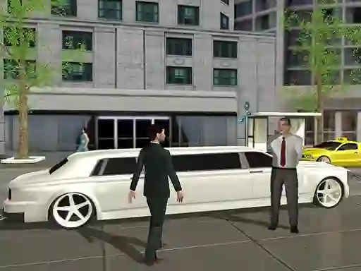 שפּיל Limo Taxi Driving Simulator: Limousine Car Games אָנליין