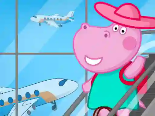 שפּיל Hippo Family Airport Adventure אָנליין
