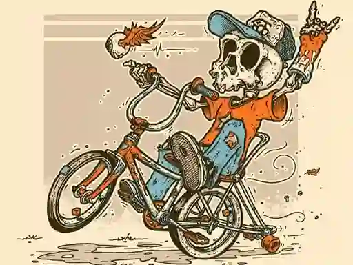 שפּיל Halloween Bike Ride אָנליין