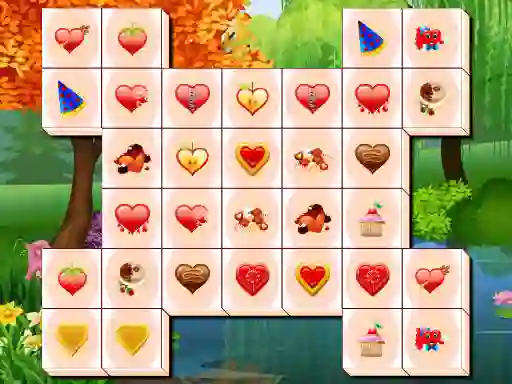 שפּיל Valentines Day Mahjong אָנליין