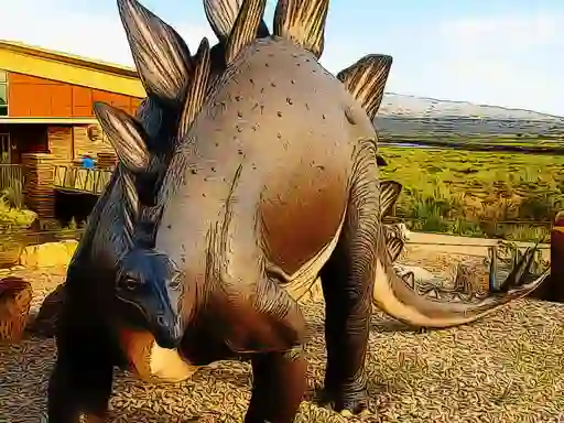 שפּיל Stegosaurus Dinosaur Jigsaw אָנליין