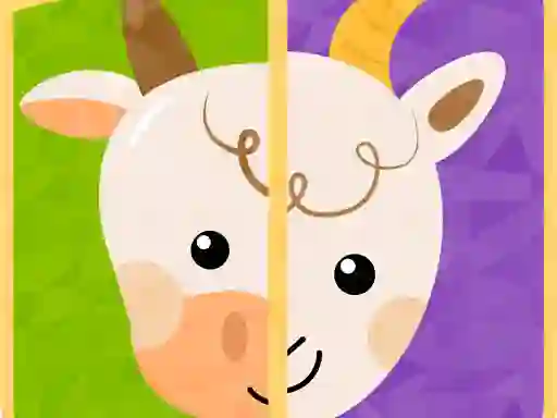 שפּיל Baby Games Animal Puzzle for Kids אָנליין