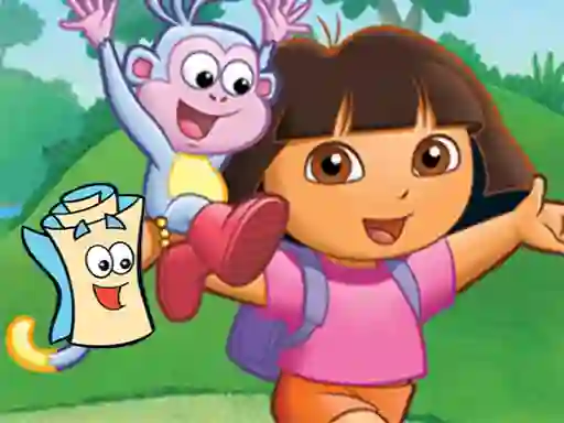 שפּיל Dora Find Hidden Map אָנליין