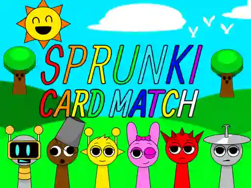 שפּיל Sprunki Card Match אָנליין