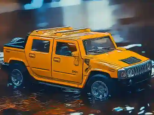 שפּיל Hummer Jeep Puzzle אָנליין