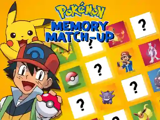 שפּיל Pokemon Memory Match-Up אָנליין