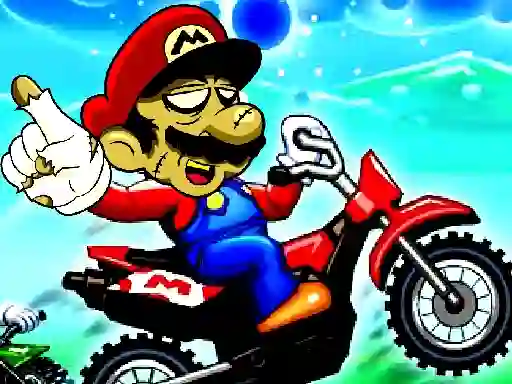 שפּיל Super Mario Halloween Wheelie אָנליין