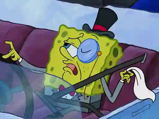 שפּיל Spongebob Driving Test Hidden אָנליין