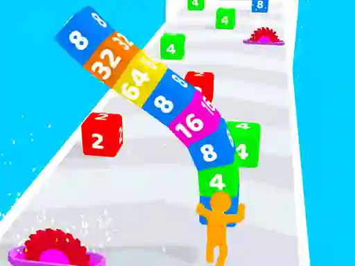 שפּיל Cube Stack 2048 אָנליין