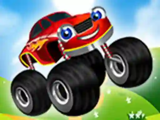 שפּיל Monster Trucks Kids Racing אָנליין