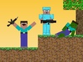 שפּיל Noob vs pro: Zombie Apocalypse אָנליין