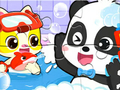שפּיל Jigsaw Puzzle: Baby Panda Shower Time ליּפש ַיירֿפ ןיילנָא ליּפש  אָנליין