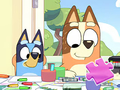 שפּיל Jigsaw Puzzle: Bluey Family Coloring Day ליּפש ַיירֿפ ןיילנָא ליּפש  אָנליין