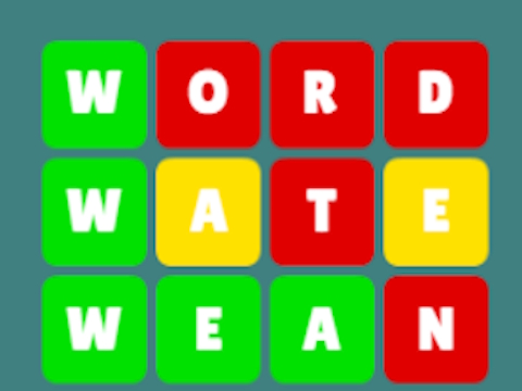 שפּיל Wordlet 2  אָנליין