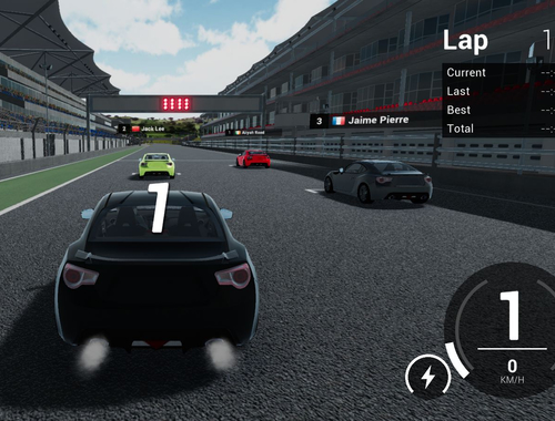 שפּיל GT Racing Simulator שיטקַאפ  אָנליין