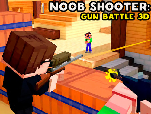 שפּיל Noob shooter: ד 3 טכַאלש סקיב  אָנליין
