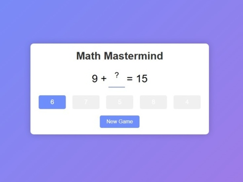 שפּיל Math דנימרעטסַאמ אָנליין